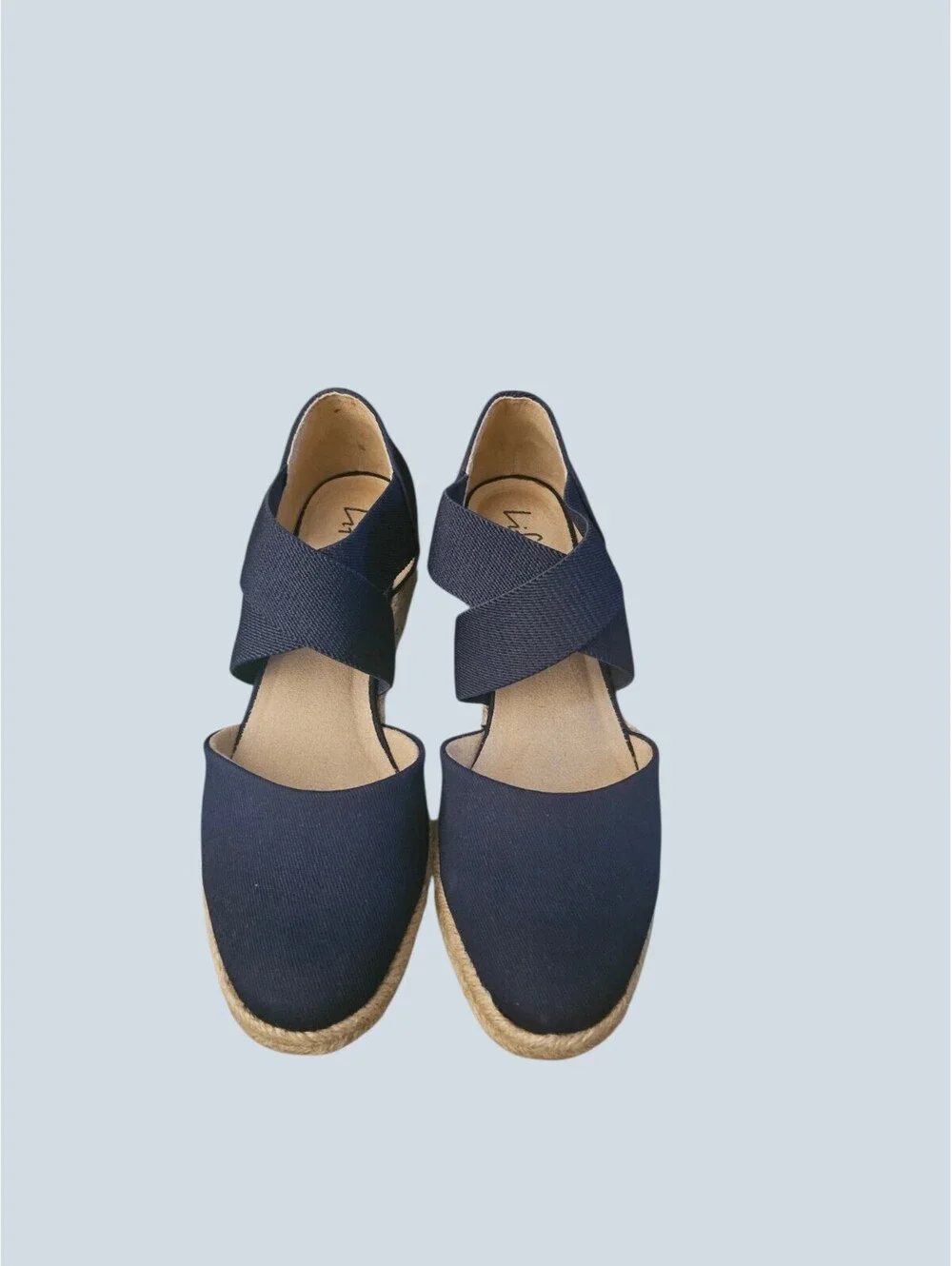 Life Stride Velocity 2.0 Keaton Navy Canvas Espidril Espadrille 8½M